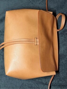 Mansur Gavriel Leather Top Handle Bag